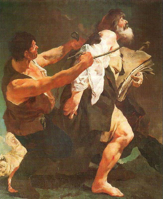 PIAZZETTA, Giovanni Battista St. James Led to Martyrdom China oil painting art